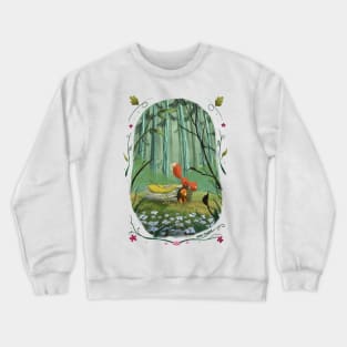 The fox and the hound Crewneck Sweatshirt